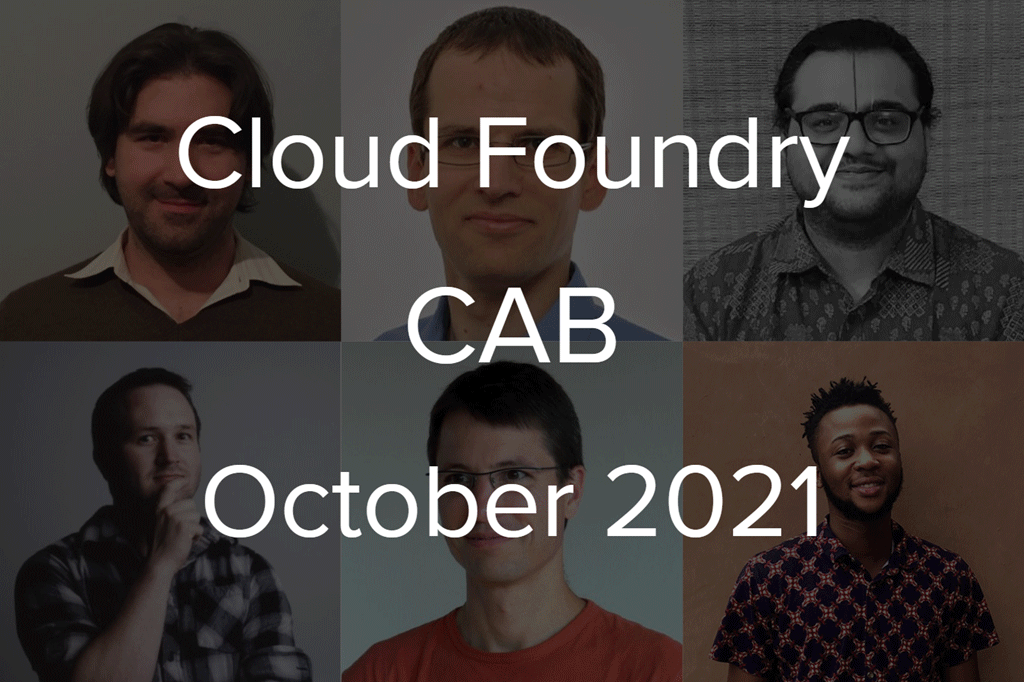 Cloud Foundry Advisory Board Meeting, Oct 2021: Sidecars and Working Groups