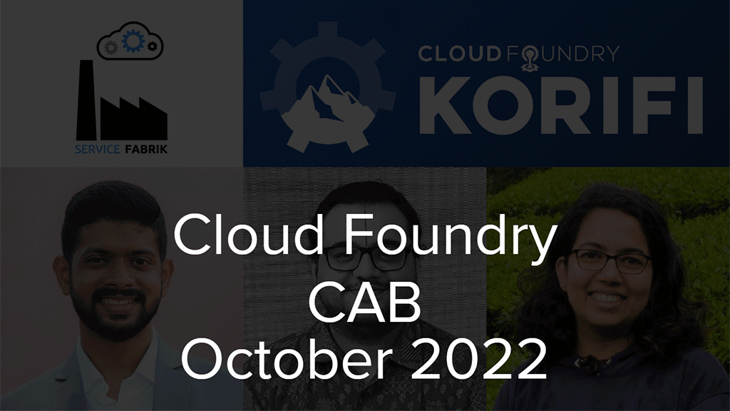 Cloud Foundry Advisory Board Call, Oct 2022: Service Fabrik Broker Updates
