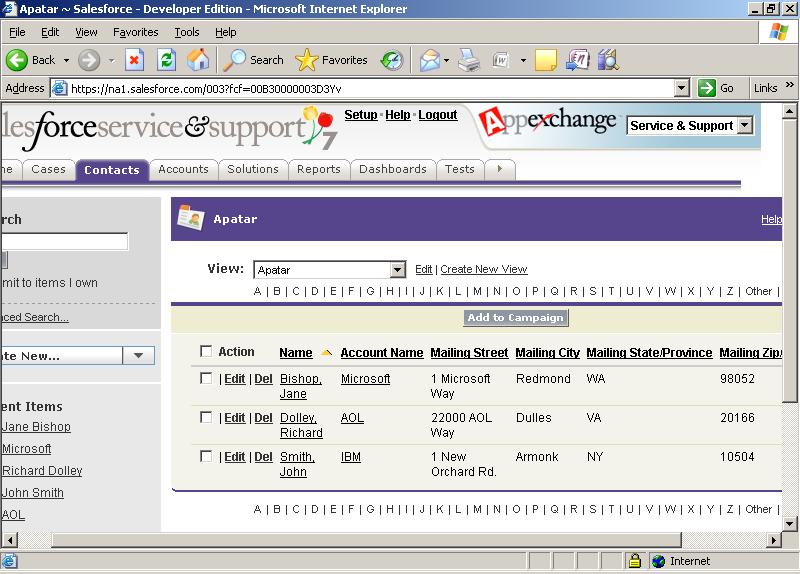 Salesforce.com SMS Mashup Using the StrikeIron SMS Web Service