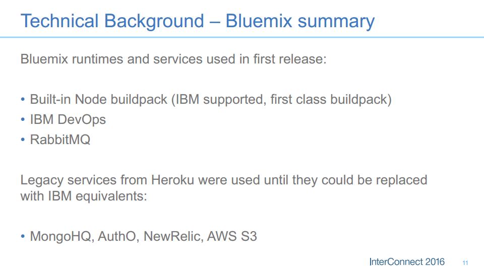 spigit heroku ibm interconnect bluemix mean summary