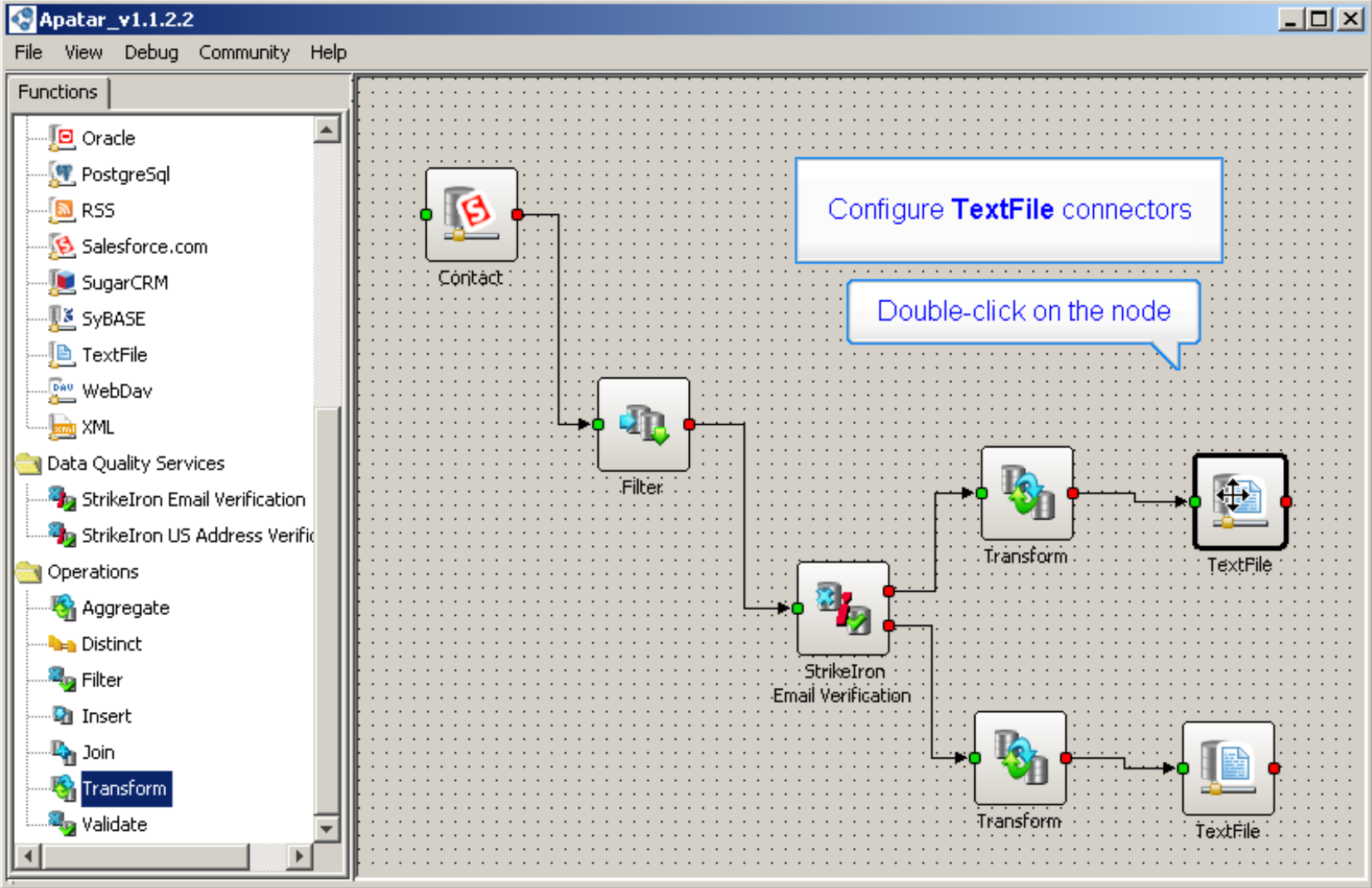 Data Cleansing and Validation Using StrikeIron Services and Apatar