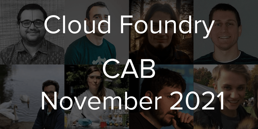 Cloud Foundry Advisory Board Call, Nov 2021: Working Groups Update